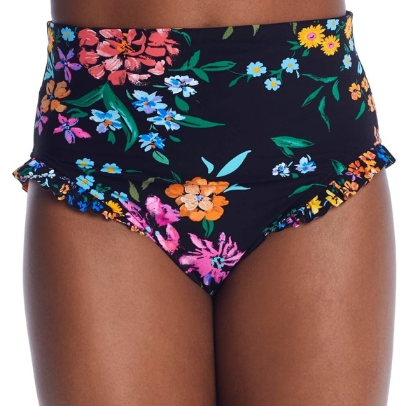 Skinny Dippers Baby Kiss Daisy Duke High-Waist Bikini Bottom size Small NEW NWT - Picture 2 of 15